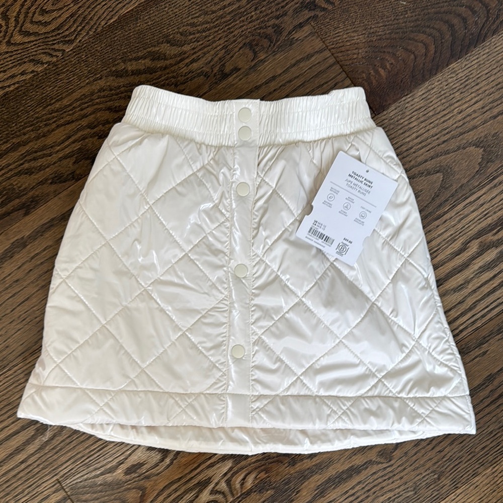 Athleta Girl Shiny Quilted Skirt